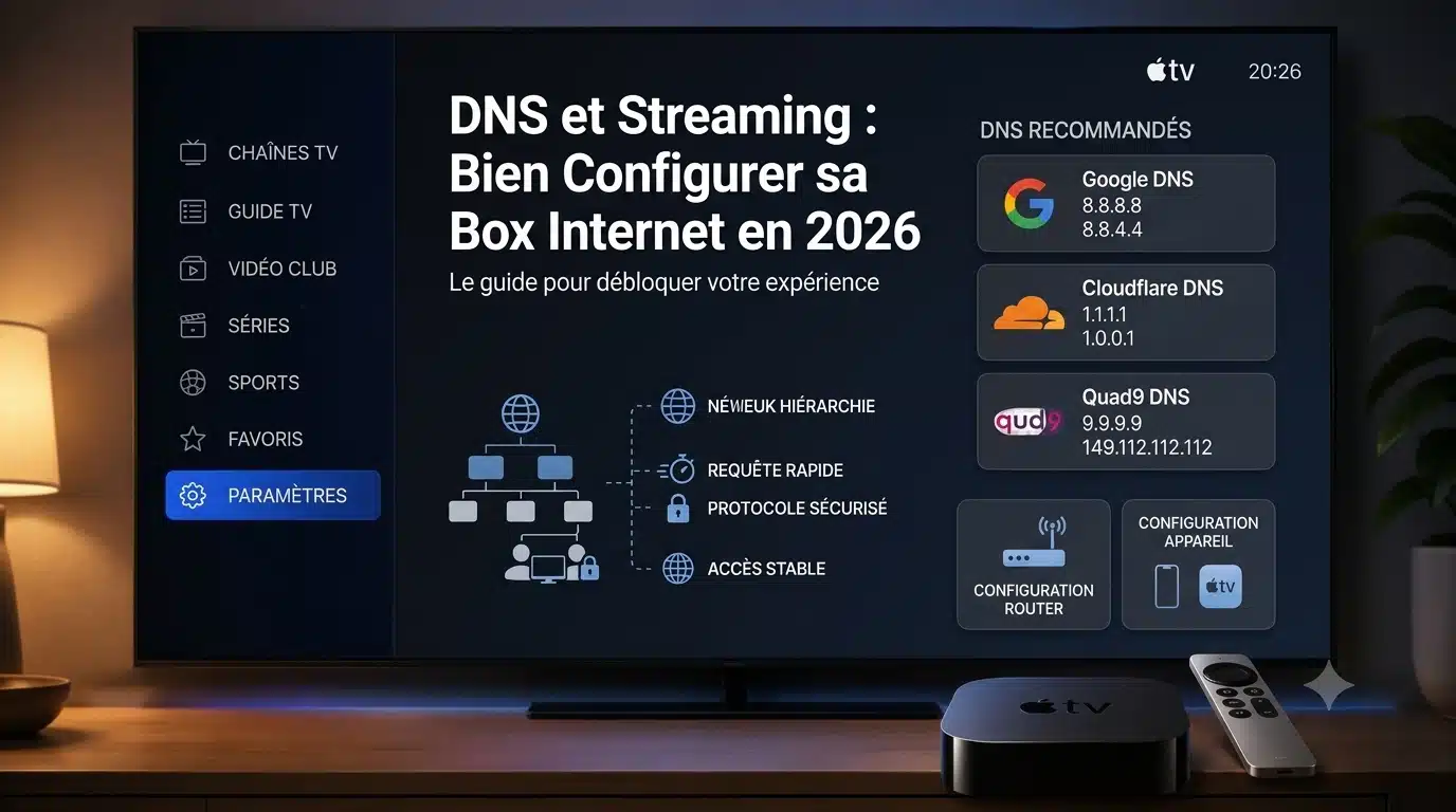 DNS et Streaming : Bien Configurer sa Box Internet